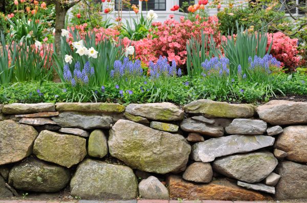 Stone Wall Hardscaping in Lorain