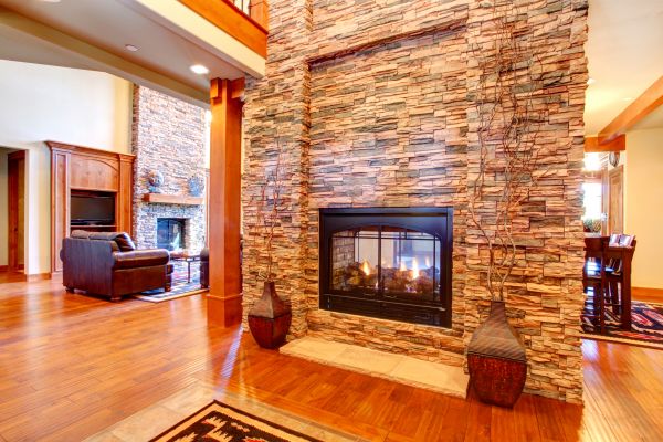 Stone Hearth Installation in Lorain