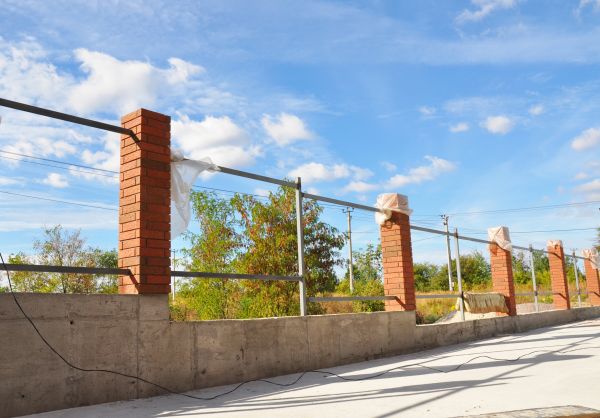 Brick Pillar Installation in Lorain