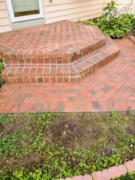 Brick Stoop Repair in Lorain